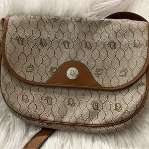 Vintage Dior women crossbody bag